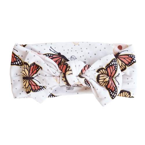 Butterfly Kisses Knit Large Bow Headwrap