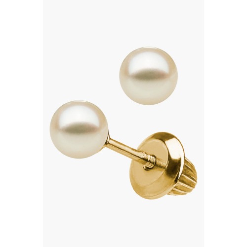 14k Gold & Pearl Earrings