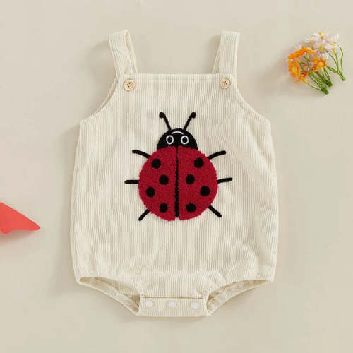 SUMMER Corduroy Romper - Hazel & Bo