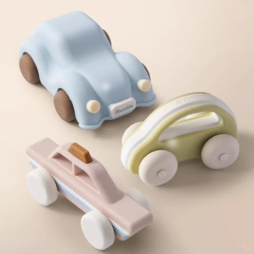 Surf & Go Silicone Mini Car Set