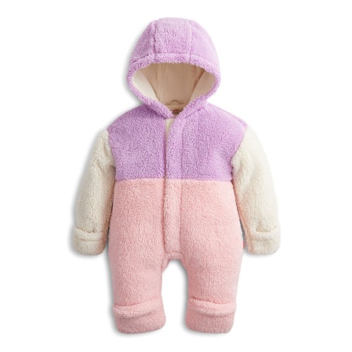 Kids' Colorblock Faux Shearling Bunting