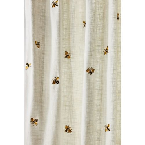 Embroidered Abeille Curtain