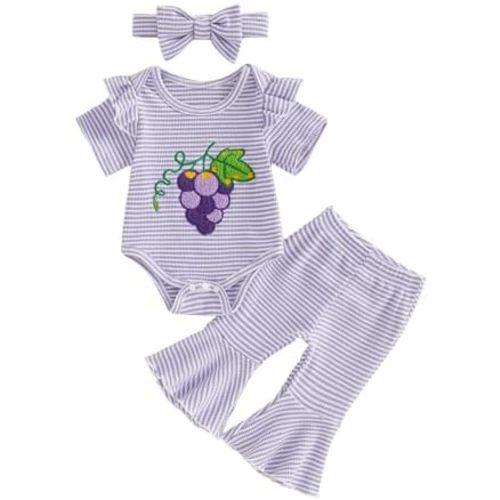 Onesie and Pants Set (Grape, 6-12 Months)