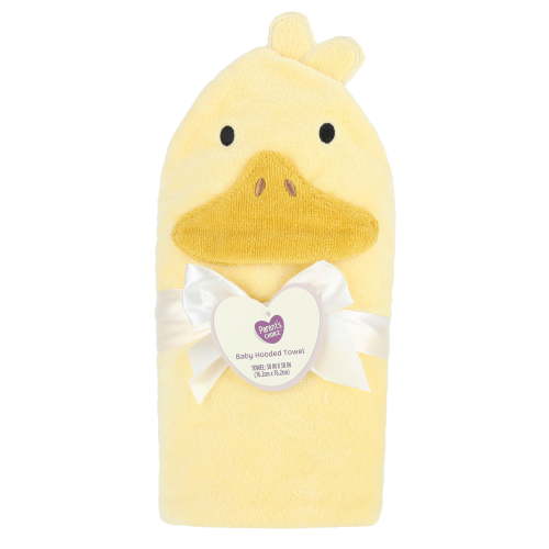Parent's Choice Hooded Towel, Duck, Yellow, 30 in x 30 in