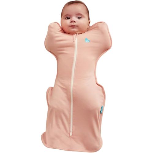 Love to Dream Swaddle, Baby Sleep Sack, Swaddle Up Self-Soothing Swaddles for Newborns, Get Longer Sleeps, Snug Fit Helps Calm Startle Reflex, Lite 0.2 Tog Sleep Sack, 13-19 lbs, Blush