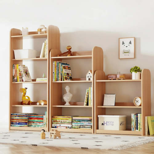 Convertible Montessori Toddler Bookshelf, Pine-Core Engineered Wood – Montefurniture