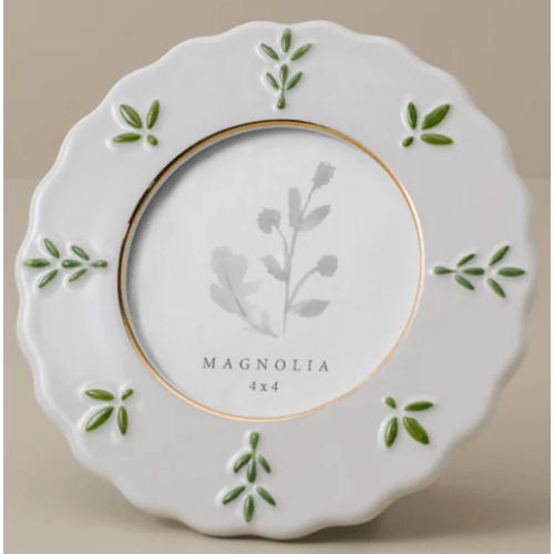 Round Ceramic Juliet Photo Frame