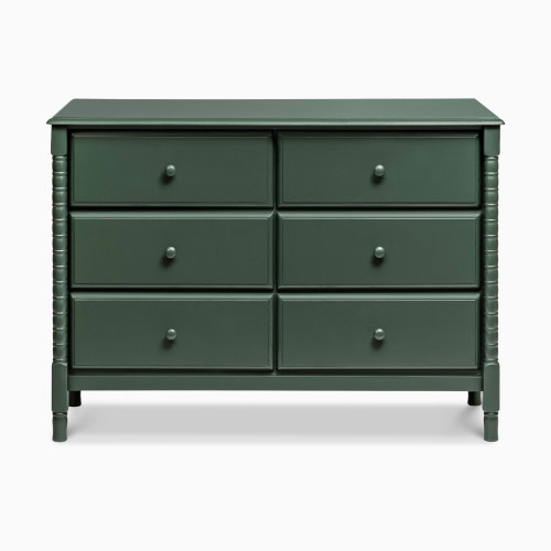 daVinci Jenny Lind Spindle 6-Drawer Dresser - Forest Green