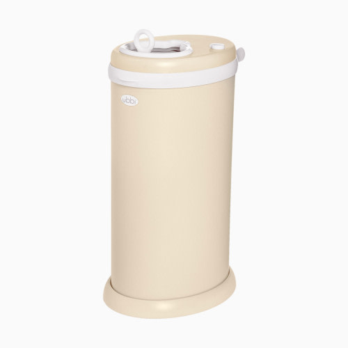 Ubbi Ubbi x Babylist Matte Steel Diaper Pail - Matte Oat Milk