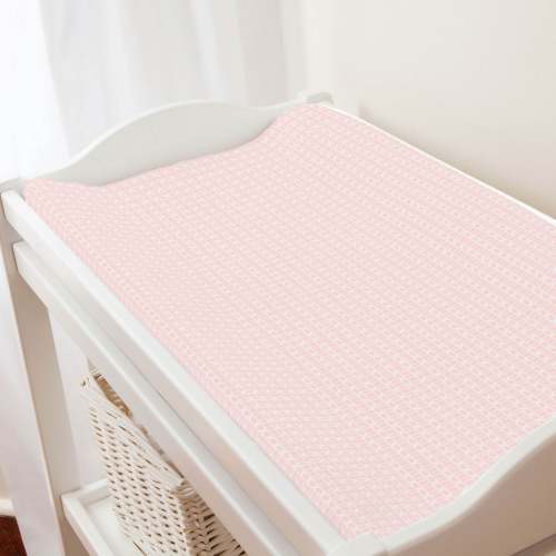 Pink Circles Changing Pad Cover