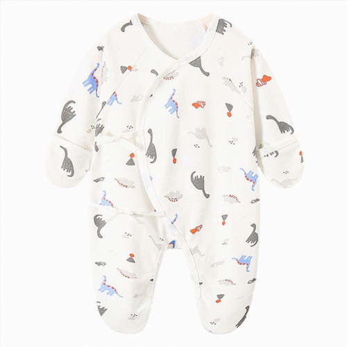larppty Baby Girl Boy Romper Side Snap Kimono Japanese Cotton Newborn Outfit Newborn-6M