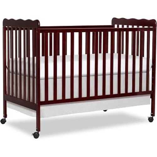 Dream On Me Full Size Carson 3-in-1 Convertible Baby Crib, Locking Wheels