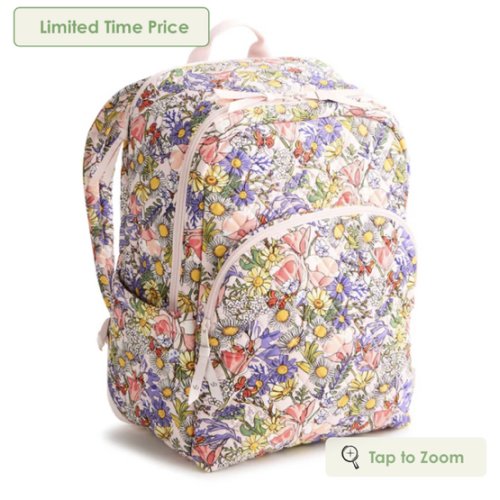 Outlet Essential Large Backpack - Cotton | Vera Bradley – Vera Bradley Outlet Store