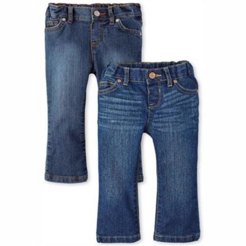 The Children's Place Baby Girls Basic Bootcut Jeans 2-Pack Multi 9-12 M