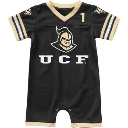 Newborn & Infant Colosseum Black UCF Knights Bumpo Football Romper, 3-6 M
