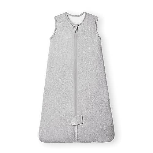 TotAha 1.0 TOG Sleep Sack 3-6 Months, Soft Wearable Blanket Baby with 2-Way Safe Zippers, Sleeping Bag for Basies Girl Boy, Grey