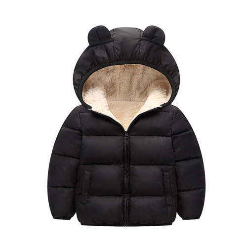 Boys Snow Wear Toddler Kids Baby Boys Girls Padded Snowsuit Winter Clothes Hooded Bear Ears Jacket Coat Outerwear