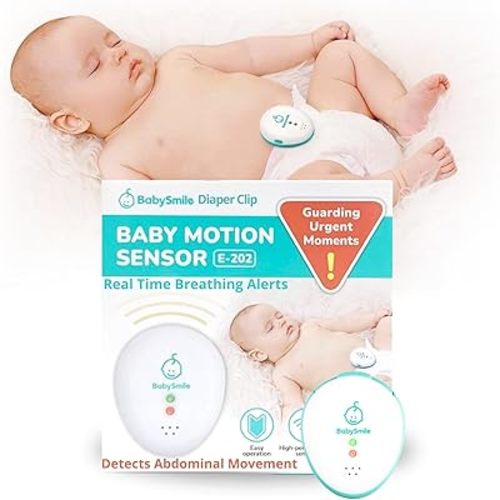 Baby Smile Baby Motion Sensor E-202 Sleep Movement Monitoring, Baby Safety Alerts, white