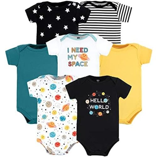 Hudson Baby Baby Cotton Bodysuits 7-pack
