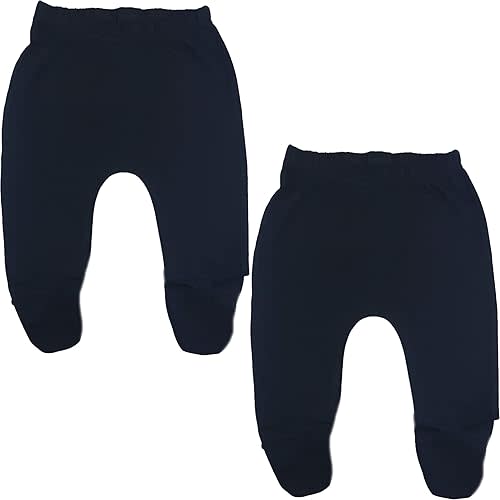 123 Bear Baby Soft Cotton Spandex Pants with Feet