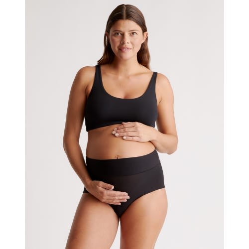 Micromodal Maternity & Postpartum Bra (2-pack) in Black