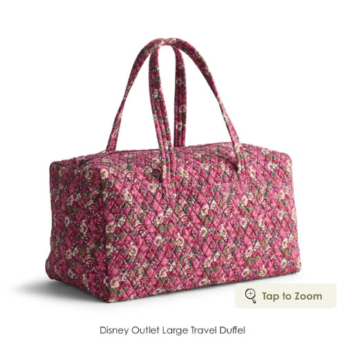 Disney Outlet Large Travel Duffel - Cotton | Vera Bradley – Vera Bradley Outlet Store