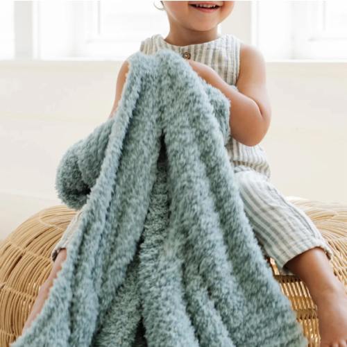 Snuggle Soft: Ribbed Bamboni® Baby Blanket | Saranoni | Saranoni