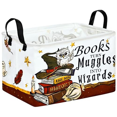 MAIZMZ Kids Reading Book Storage Basket Book Organizer for Nursery Classroom Gifts Toys Storage Bin/Dorm/Kitchen/Pet/Office/Closet/Shelf/Room Decor Storage
