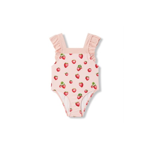 Ruffle Square Neck Swimsuit, 12-18M