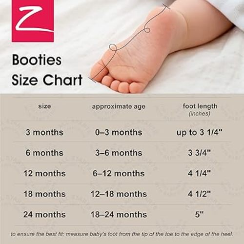 Zutano Unisex Fleece Baby Booties with Organic Cotton Lining, Newborn Essentials
