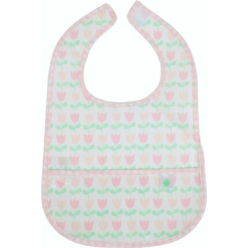 The Wipe It Bib, Tulips - Apple of My Isla Bibs | Maisonette