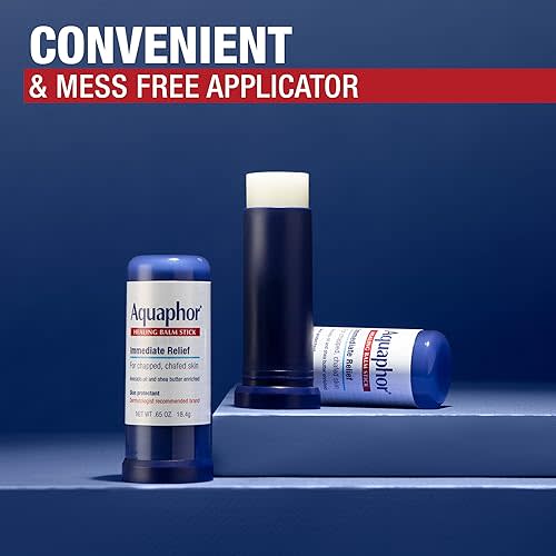 Aquaphor Healing Balm Stick, Skin Protectant with Avocado Oil and Shea Butter, Holiday Gifts for Self Care, 0.65 Oz Stick