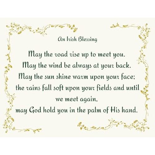 Irish Blessing Postcard - Pack of Ten