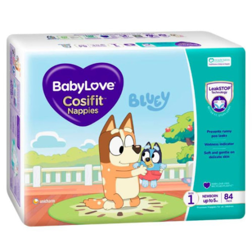Babylove Nappies Size 1
