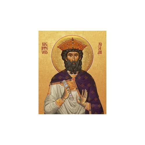 Saint Josiah King of Judah icon, Righteous Josiah the Tenderhearted, St Yoshiyahu , Bible Figures