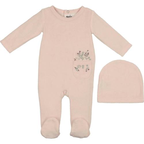 Velour Pocket Footie