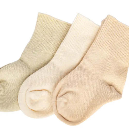 Organic Cotton Ribbed Socks