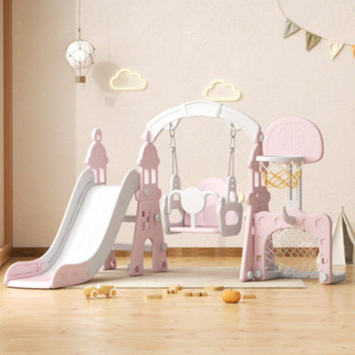 GLAF GLAF 61'' W Plastic Freestanding Slide | Wayfair