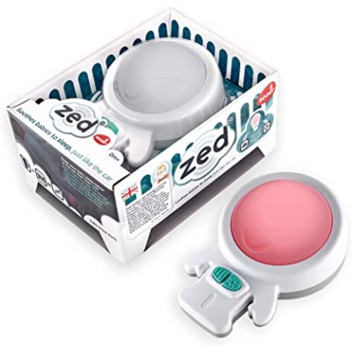 Zed by Rockit - Baby Sleep Aid Helps Your Baby Sleep, 6 Vibration Modes and Calming Red Light, Place on Any Mattress, Suitable for Cribs, Moses Baskets, Cots and Beds from Newborn
