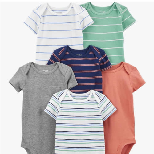 Simple Joys by Carter's Baby-Boys 6-Pack Short-Sleeve Bodysuit