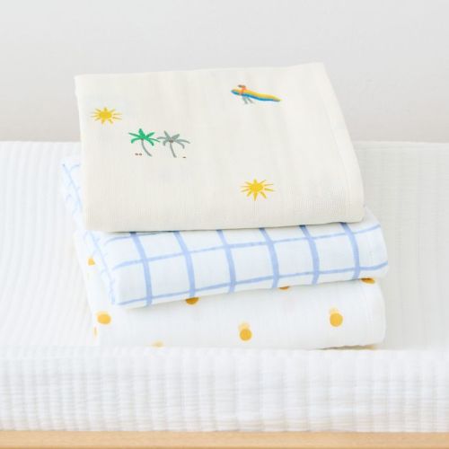 Surf Shack Organic Cotton Swaddle Set