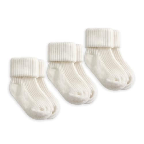 Merino Protect Merino Wool Socks For Toddler Temperature Regulate Baby Sock Soft Knee High Socks 3Pack