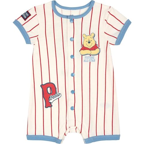 Disney Short Sleeve Athletic Romper Newborn to Toddler Sizes (0-3 Months - 3T)