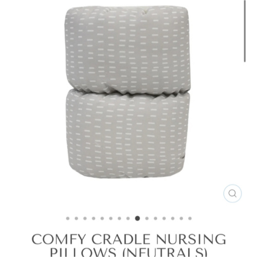 Comfy Cradle Nursing Pillows (Neutrals) - Ultimate Comfort for... - Goosewaddle® | Newborn Baby Blankets Toys Teethers Bibs & More