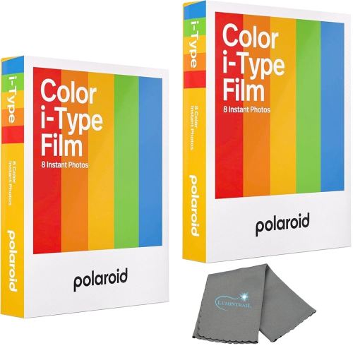 Amazon.com : Polaroid Instant Color Film for i-Type Cameras 2 Pack, 16 Instant Photos, Works with Polaroid Now, Now+, I-2, & Lab, Bundle with a Lumintrail Cleaning Cloth : Electronics