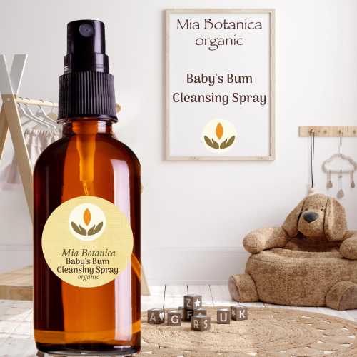 Organic Baby Cleansing Spray – Gentle Bum & Surface Cleaner