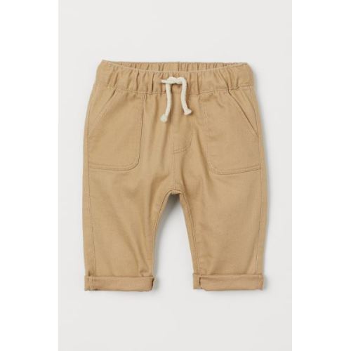 Twill Pull-on Pants - Beige - Kids | H&M US