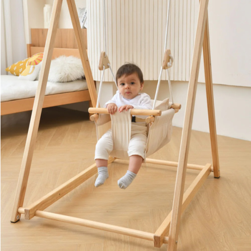Spruce - Baby and Toddler Foldable Wooden Swing Set – PILLOBEBE