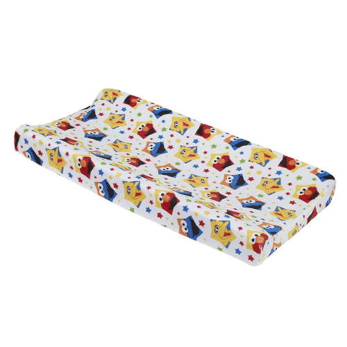 Sesame Street Elmo & Friends Comfortable Changing Pad Cover, Multi-Color