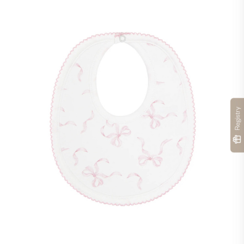 Charming Bows Print Bib – Nellapima